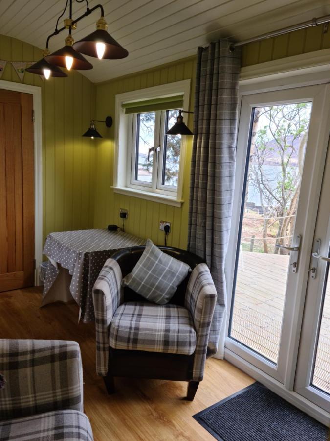 The Bay ,Luxury Shepherds Hut, Dundonnell Exterior foto