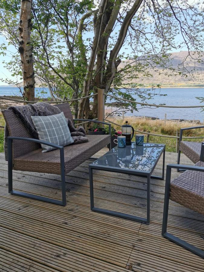 The Bay ,Luxury Shepherds Hut, Dundonnell Exterior foto