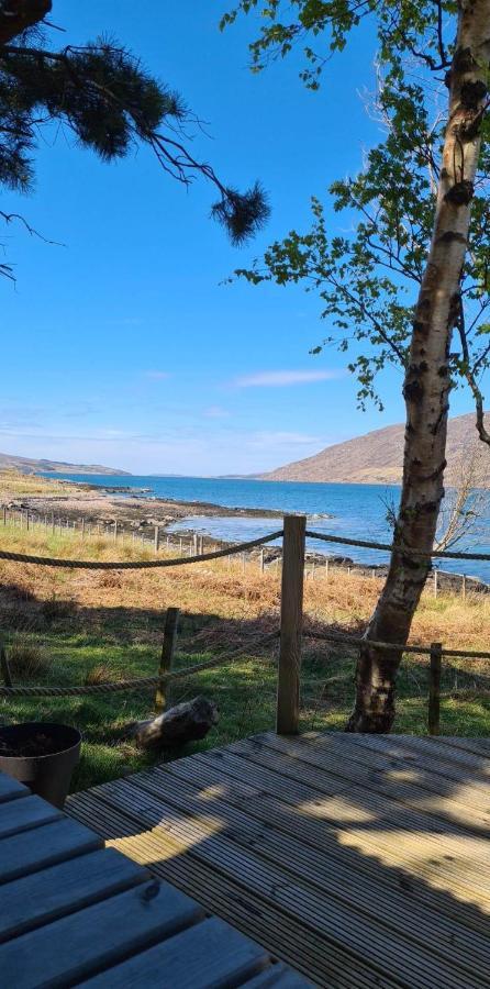 The Bay ,Luxury Shepherds Hut, Dundonnell Exterior foto