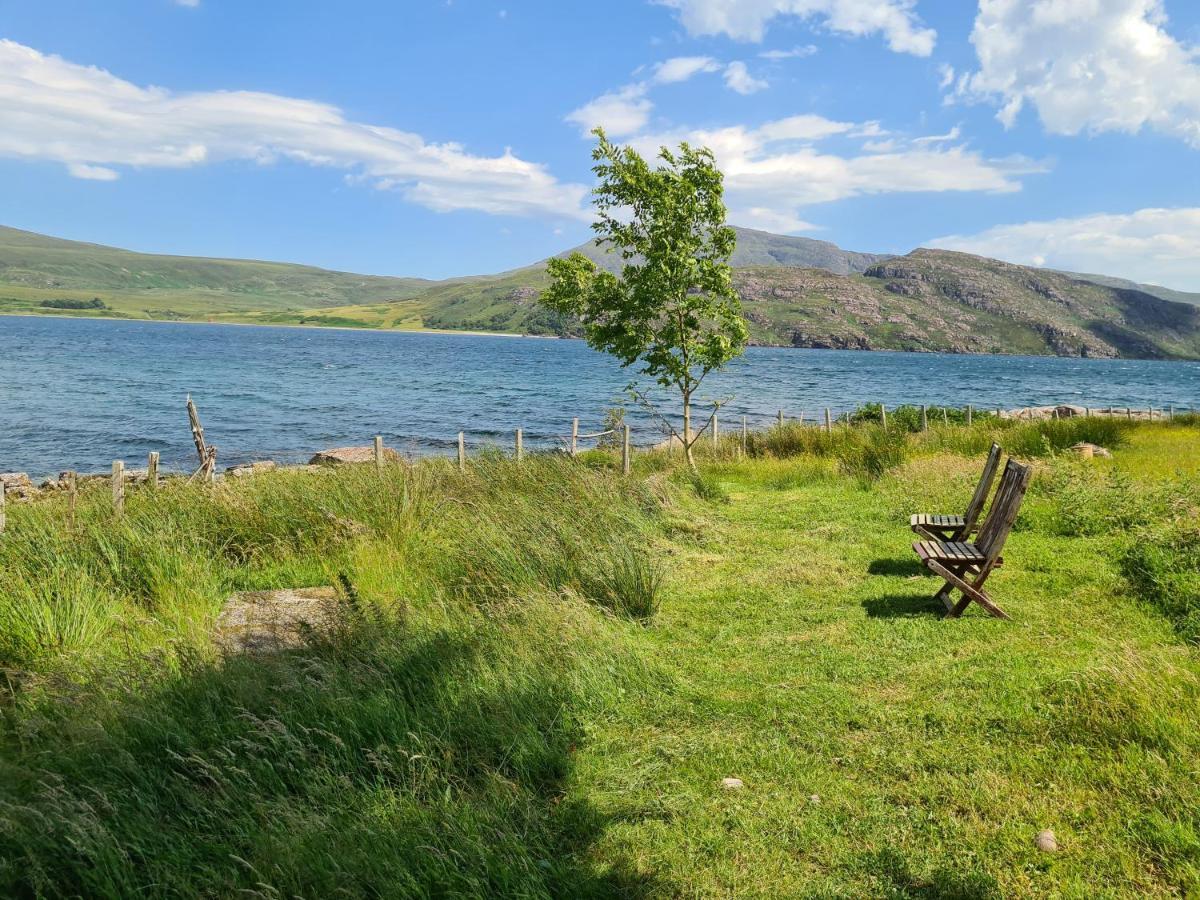 The Bay ,Luxury Shepherds Hut, Dundonnell Exterior foto